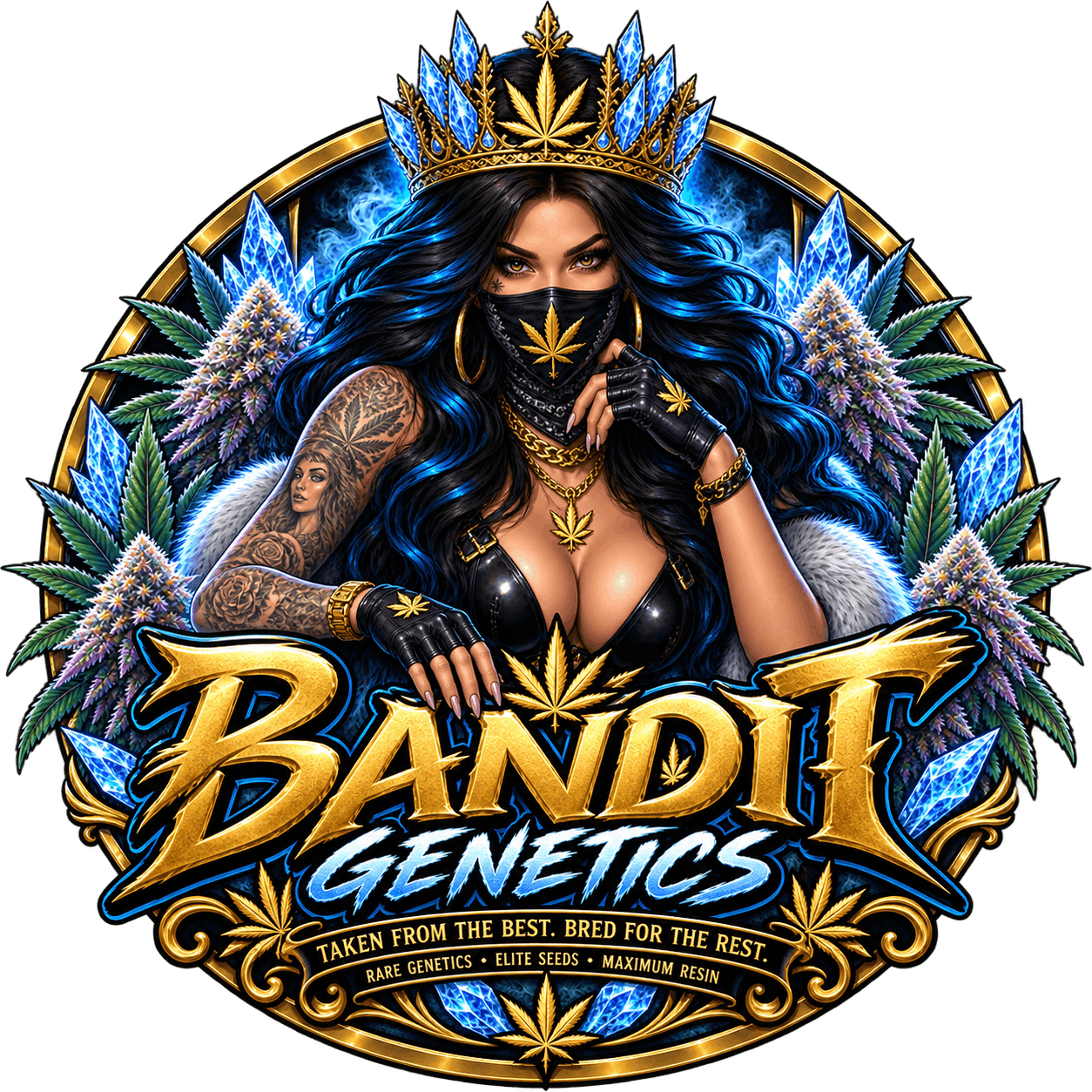 Frost Queen, the Bandit Genetics brand mark